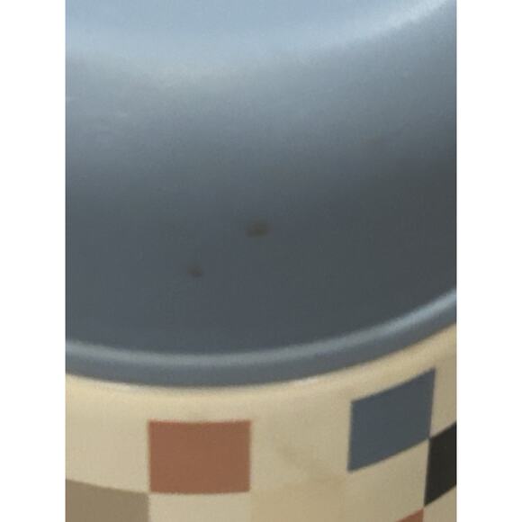 Pillowfort Kids 10 oz Checkered Stainless Steel Food Jar with Spoon - Picture 5 of 8